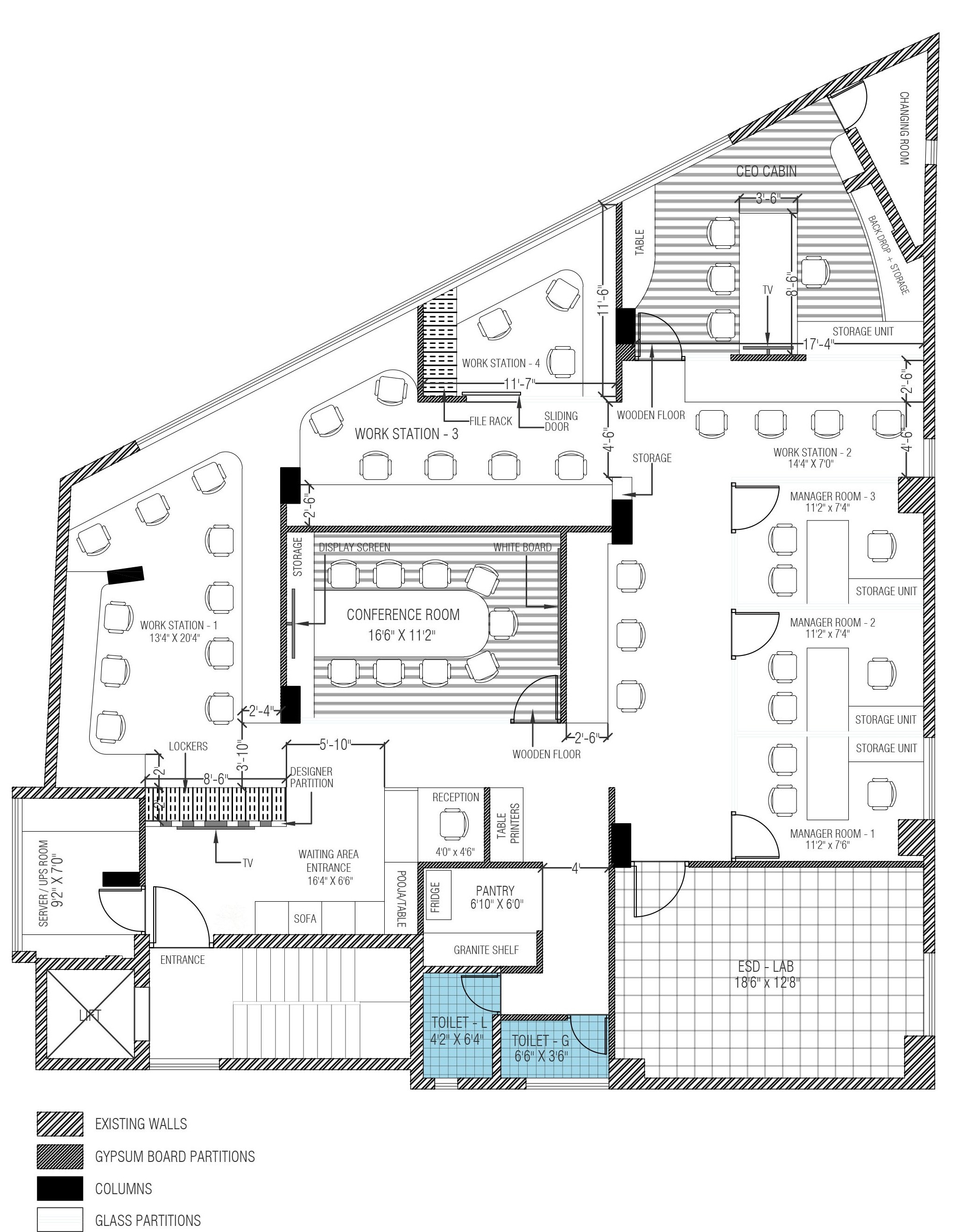 ZOSH Office Floor Plan